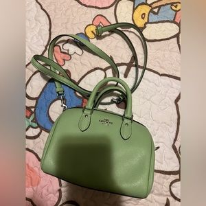 Coach Outlet Mini Rowan Crossbody light green used